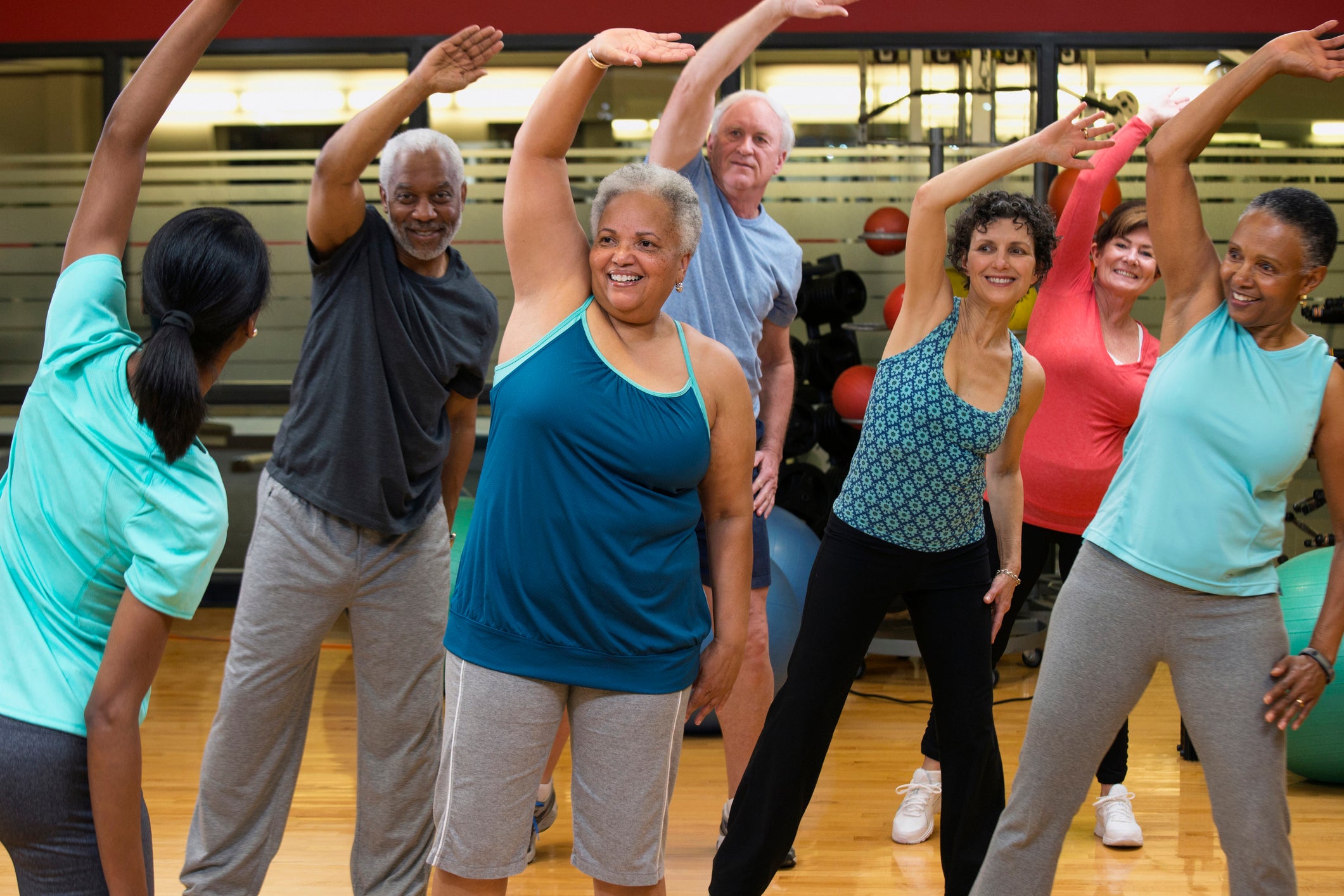 Seniors Stretching